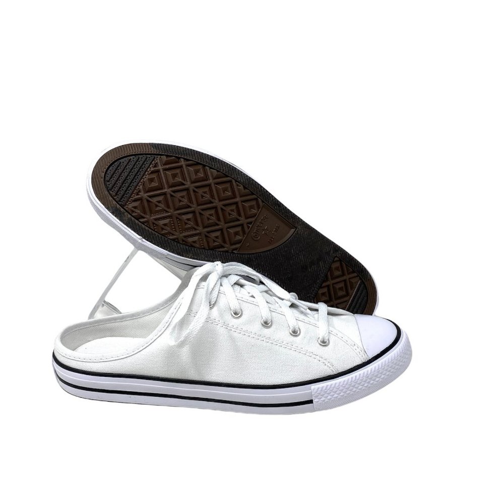 Converse CT All Star DAINTY Mule Slip White Canvas Sandals Women's Size 567946F - Picture 3 of 10